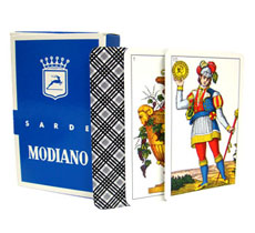 Modiano Piacentine Italian regional karty markiert